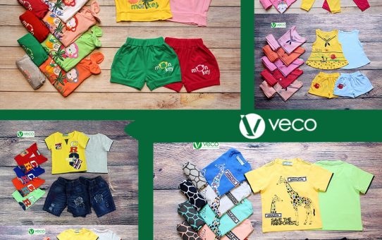 bộ sưu tập thời trang trẻ em giá sỉ VECO mùa Hè 2018