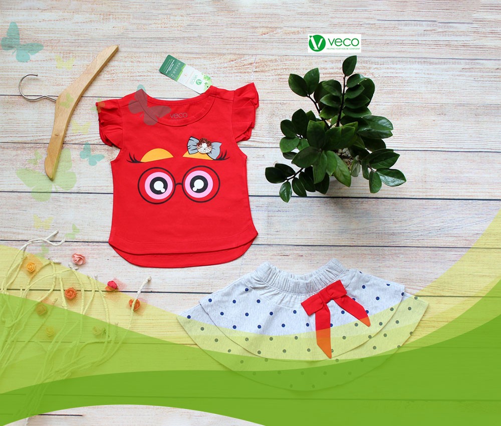 Xu hướng thời trang hàng Tết 2020 cho bé gái-Xưởng thời trang trẻ em giá sỉ Veco