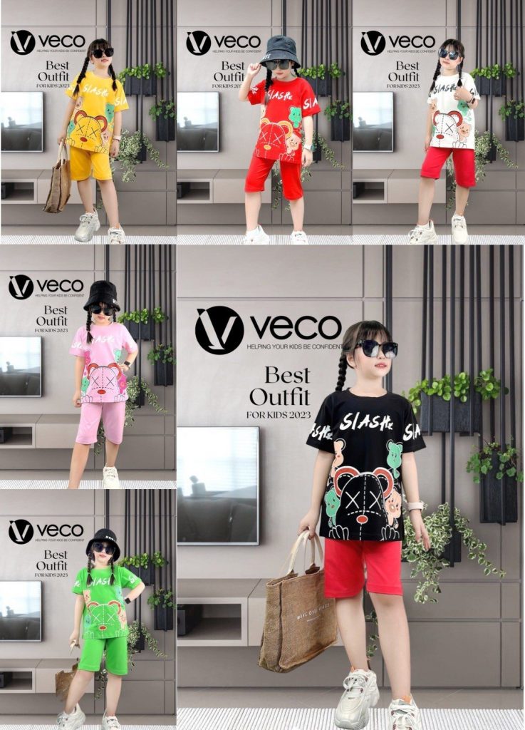 VECO-Xưởng sản xuất chuyên bán sỉ quần áo trẻ em cao cấp
