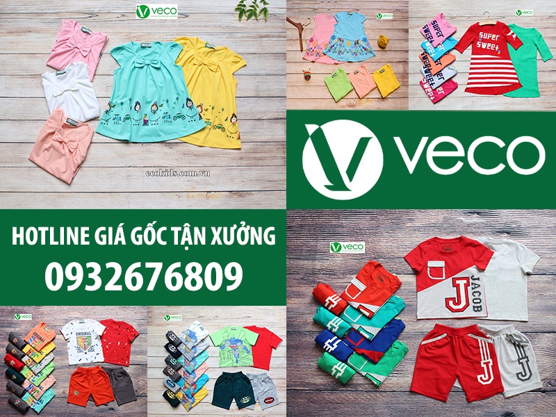 BST mùa Hè bất tận của thời trang trẻ em giá sỉ VECO