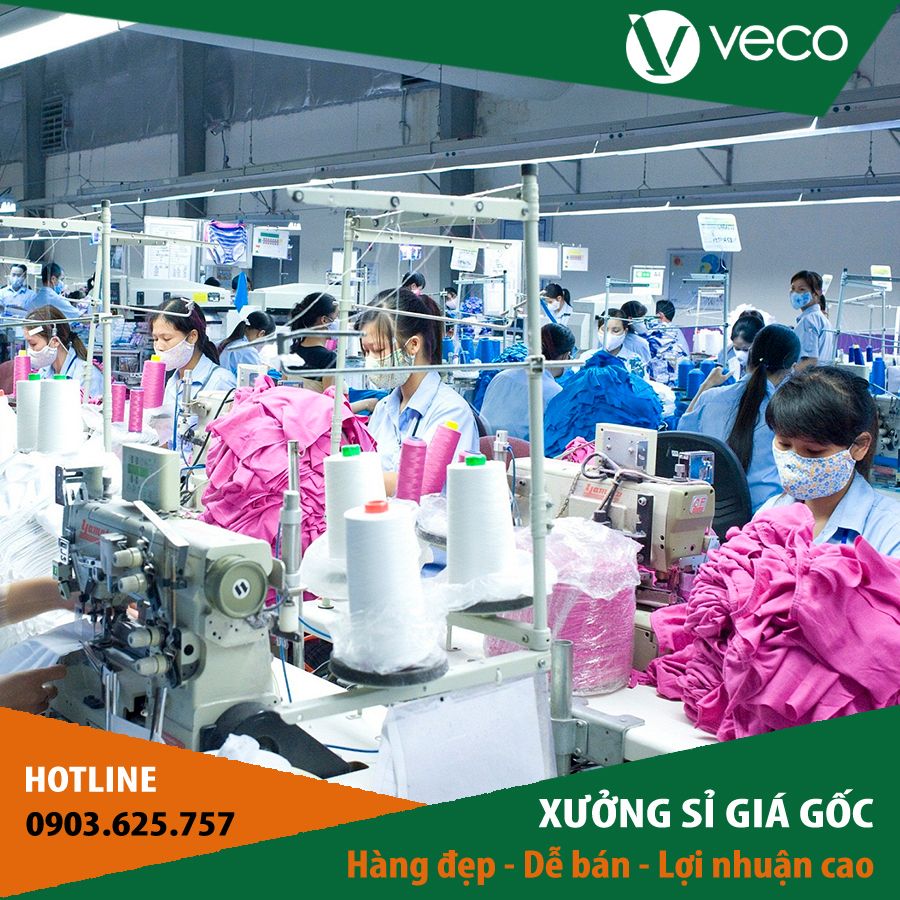 VECO-xưởng may quần áo trẻ em giá sỉ chất lượng tại trung tâm quần áo trẻ em giá sỉ chợ Tân Bình